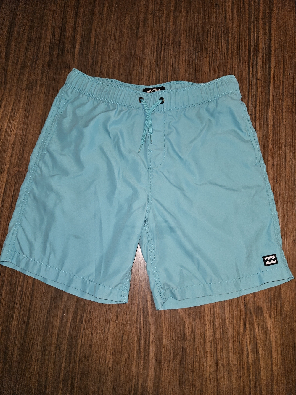 Billabong Kids Light Aqua Blue Swim Trunks